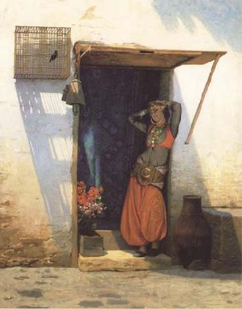 Jean Leon Gerome Femme du Caire (mk32) Spain oil painting art